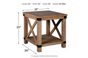 Aldwin Gray End Table - Gate FurnitureEnd Table