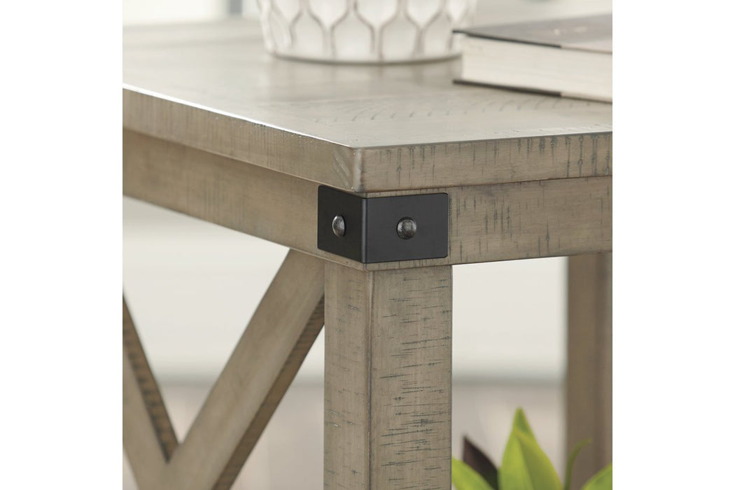 Aldwin Gray End Table - T457-3 - Gate Furniture