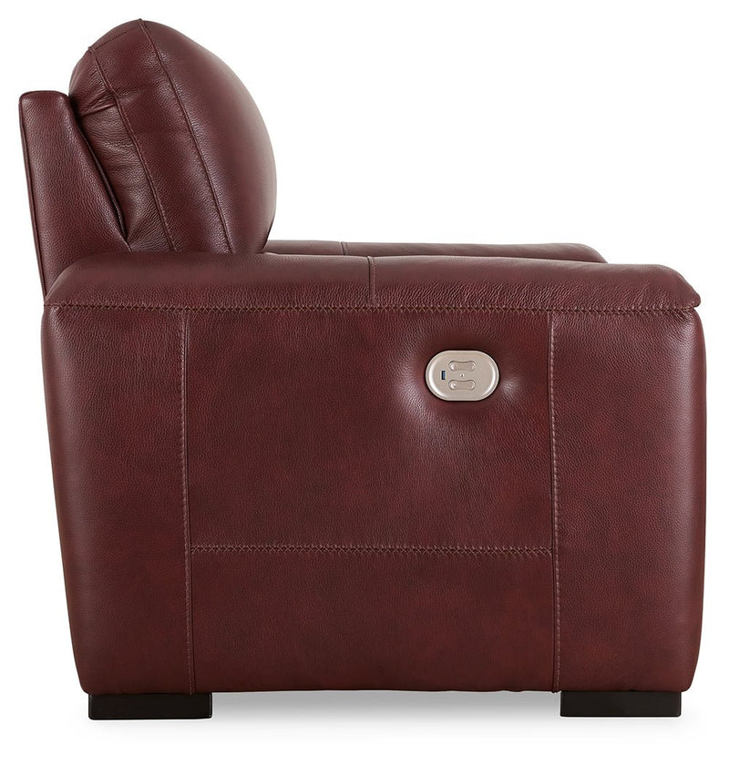 Alessandro Garnet Power Recliner - Gate FurniturePower Recliner