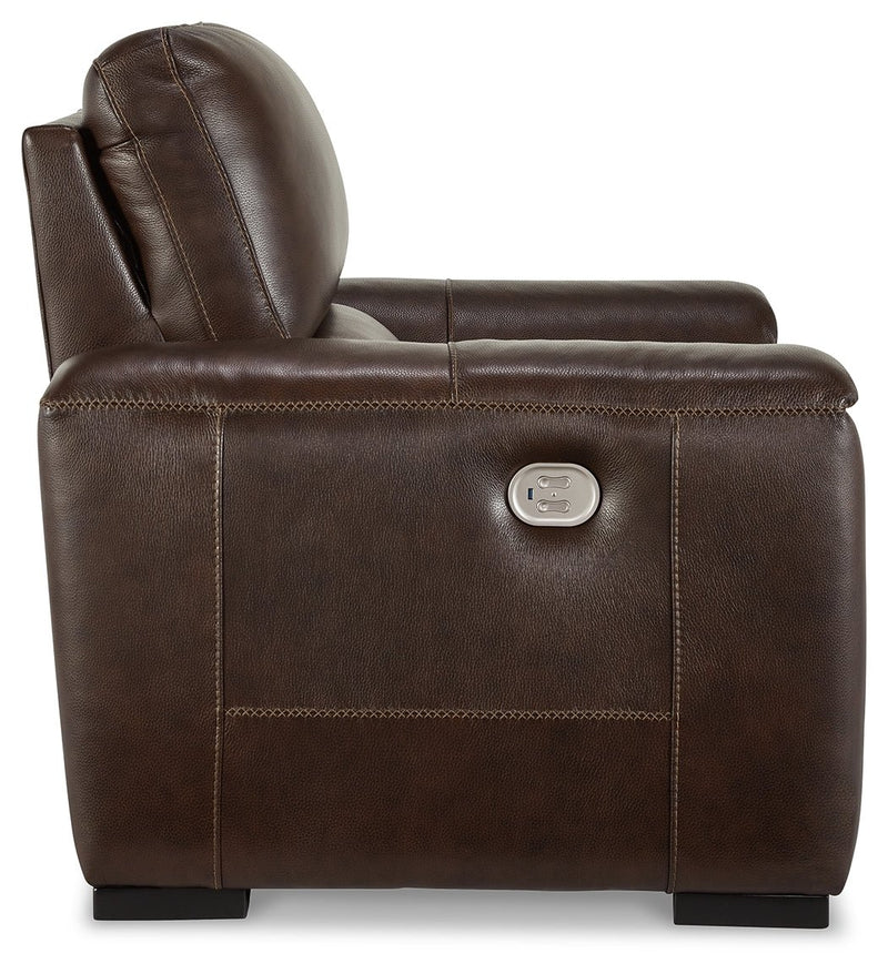 Alessandro Walnut Power Recliner - Gate FurniturePower Recliner