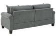 Alessio Charcoal Sofa - 8240538 - Gate Furniture