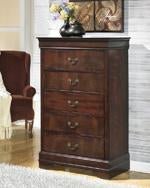 Alisdair Dark Brown Chest of Drawers - Gate FurnitureChest