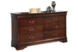 Alisdair Dark Brown Dresser - B376-31 - Gate Furniture