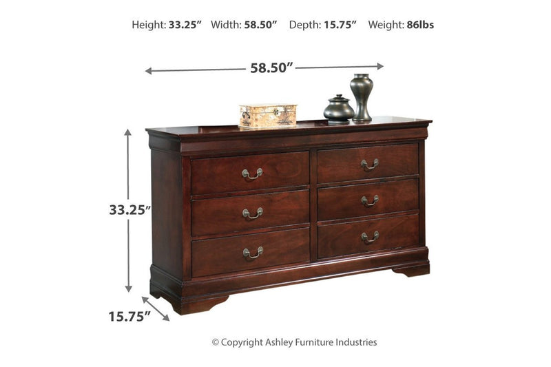 Alisdair Dark Brown Dresser - Gate FurnitureDresser