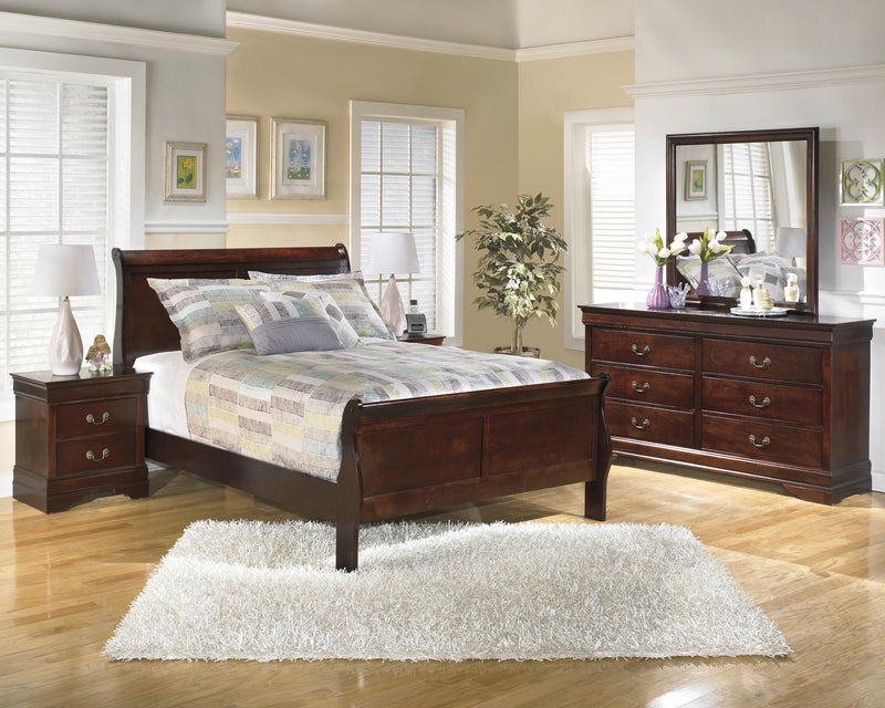 Alisdair Dark Brown Full Sleigh Bed - Gate FurnitureFull Bed