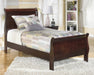 Alisdair Dark Brown Twin Sleigh Bed - Gate Furniture