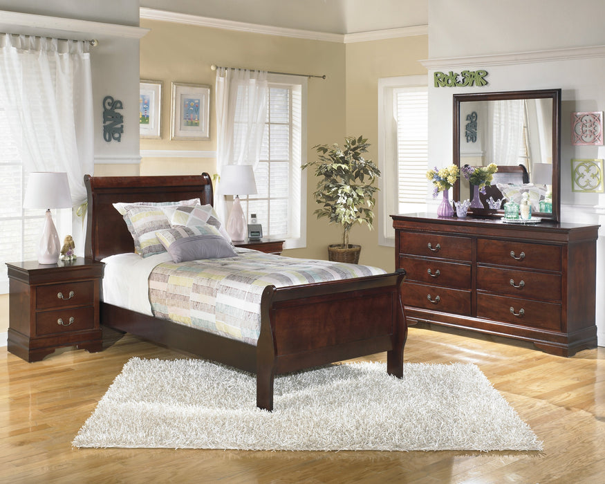 Alisdair Dark Brown Youth Sleigh Bedroom Set - Gate FurnitureYouth Bedroom Set