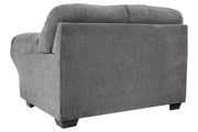 Allmaxx Pewter Loveseat - Gate FurnitureLoveseat