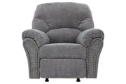 Allmaxx Pewter Recliner - Gate FurnitureRecliner