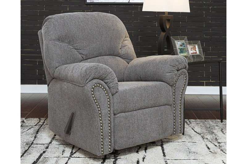 Allmaxx Pewter Recliner - Gate FurnitureRecliner