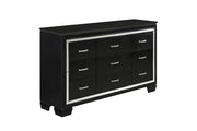 Allura Black Dresser - Gate FurnitureDresser