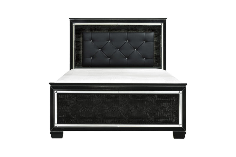 Allura Black LED Panel Bedroom Set - Gate FurnitureBedroom Set