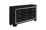 Allura Black LED Panel Bedroom Set - Gate FurnitureBedroom Set
