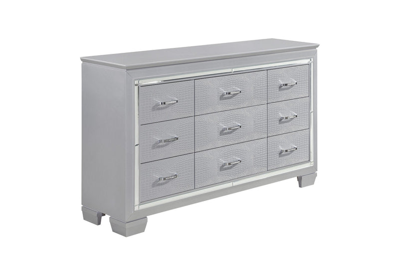 Allura Silver Dresser - Gate FurnitureDresser