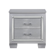 Allura Silver LED Upholstered Panel Bedroom Set - Gate FurnitureBedroom Set