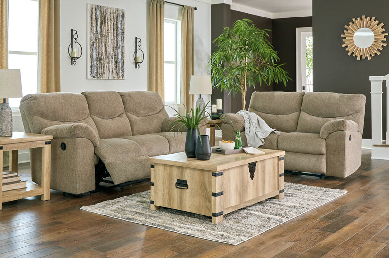 Alphons Briar Reclining Living Room Set - Gate FurnitureReclining Living Room Set