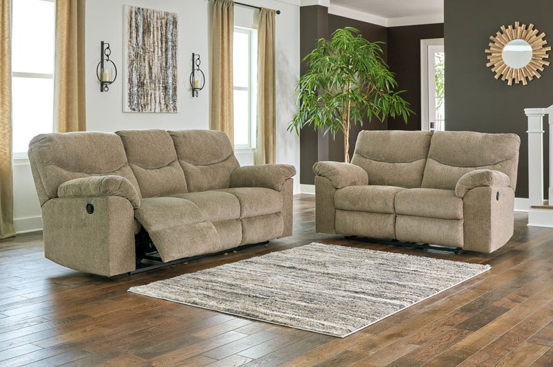 Alphons Briar Reclining Living Room Set - Gate FurnitureReclining Living Room Set