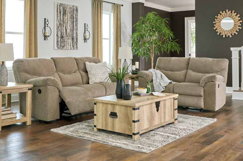 Alphons Briar Reclining Living Room Set - Gate FurnitureReclining Living Room Set