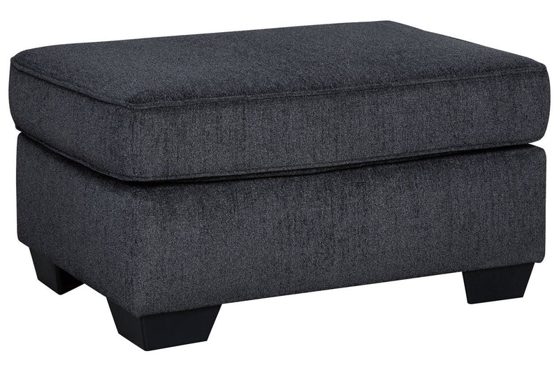 Altari Slate Ottoman - Gate FurnitureOttoman