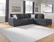 Altari Slate RAF Full Sleeper Sectional - Gate FurnitureSectional
