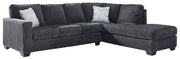 Altari Slate RAF Sleeper Sectional - Gate FurnitureSleeper Sectional