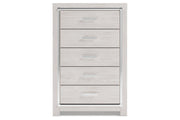 Altyra White Chest of Drawers - Gate FurnitureChest