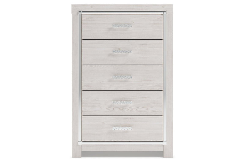 Altyra White Chest of Drawers - Gate FurnitureChest