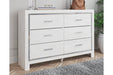 Altyra White Dresser - B2640-31 - Gate Furniture