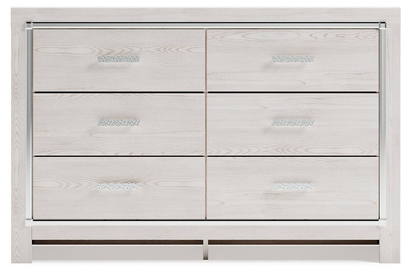 Altyra White Dresser - Gate FurnitureDresser