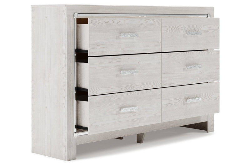 Altyra White Dresser - Gate FurnitureDresser