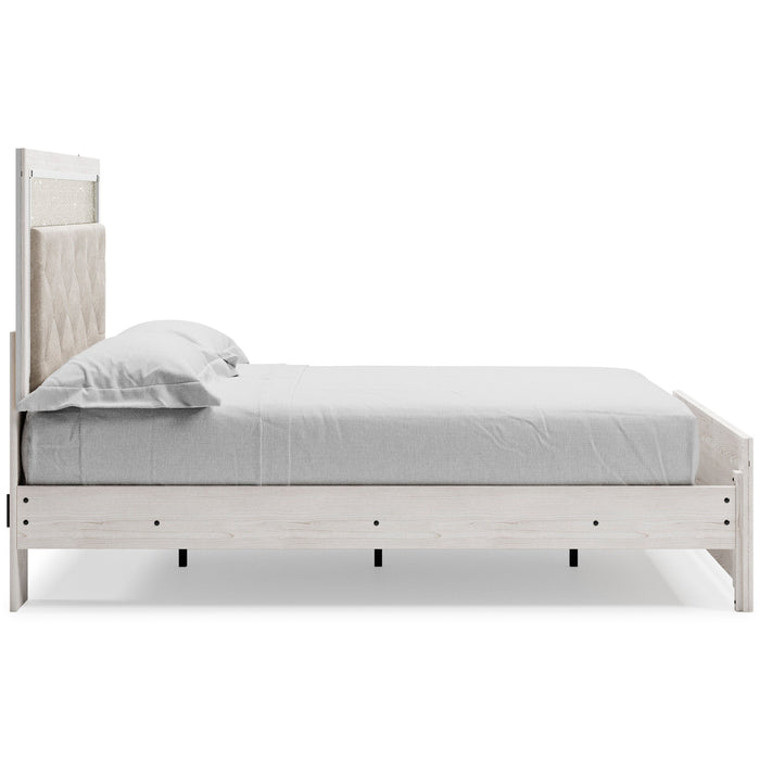 Altyra White Full Panel Bed - Gate Furniture