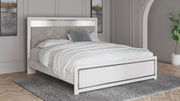 Altyra White King Panel Bed - Gate FurnitureKing Bed