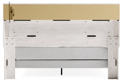 Altyra White King Panel Bookcase Bed - Gate FurnitureKing Bed