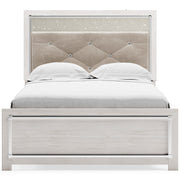 Altyra White LED Upholstered Panel Youth Bedroom Set - Gate FurnitureYouth Bedroom Set