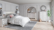 Altyra White LED Upholstered Panel Youth Bedroom Set - Gate FurnitureYouth Bedroom Set