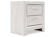 Altyra White Nightstand - Gate FurnitureNightstand