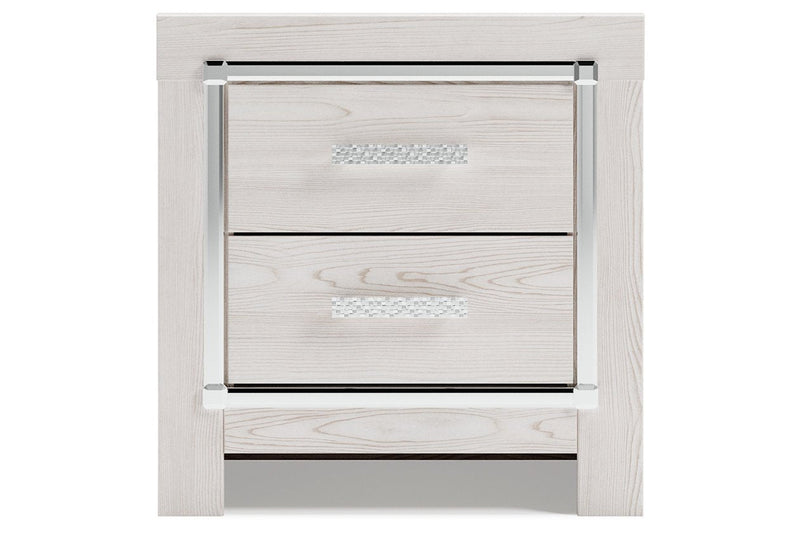 Altyra White Nightstand - Gate FurnitureNightstand
