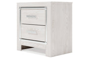 Altyra White Nightstand - Gate FurnitureNightstand