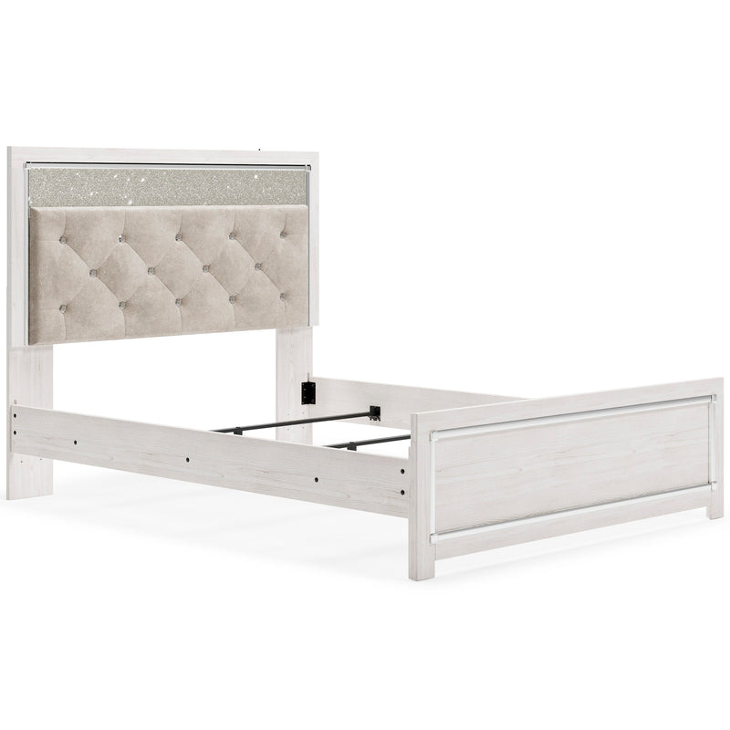 Altyra White Queen Panel Bed - Gate FurnitureQueen Bed