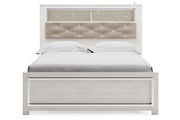 Altyra White Queen Panel Bookcase Bed - Gate FurnitureQueen Bed