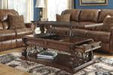 Alymere Rustic Brown Coffee Table with Lift Top - T869-9 - Gate Furniture