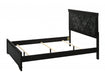 Amalia Black Twin Panel Bed - Gate Furniture