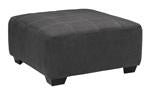 Ambee Slate Oversized Accent Ottoman - Gate FurnitureOttoman