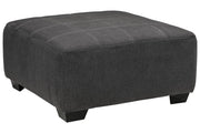 Ambee Slate Oversized Accent Ottoman - Gate FurnitureOttoman