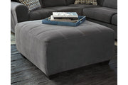 Ambee Slate Oversized Accent Ottoman - Gate FurnitureOttoman