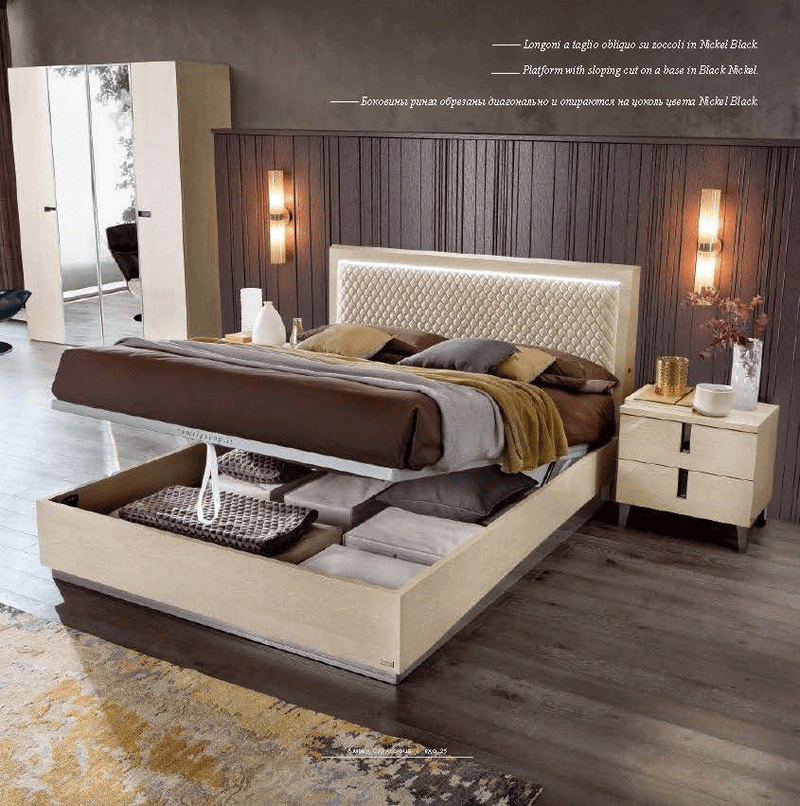 Ambra Bed Queen - Gate FurnitureQueen Bed
