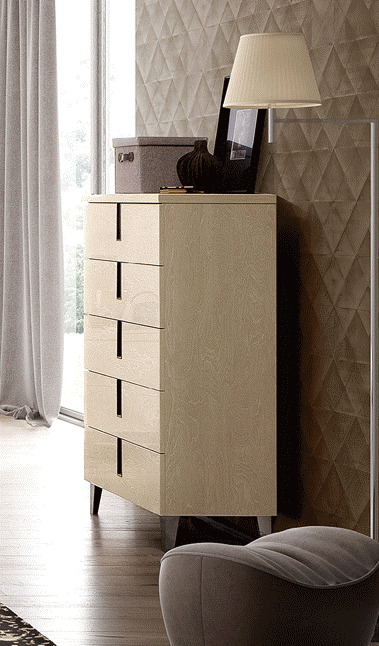 Ambra Dresser/Chest/Mirror Set - Gate Furniture
