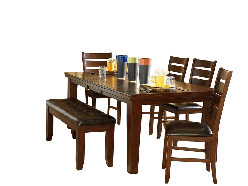 Ameillia Dark Oak Extendable Dining Set - Gate FurnitureDining Room Set