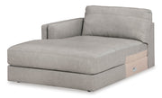 Amiata Glacier Leather 2 - Piece LAF Sectional - Gate FurnitureSectional