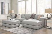 Amiata Glacier Leather 2 - Piece RAF Sectional - Gate FurnitureSectional